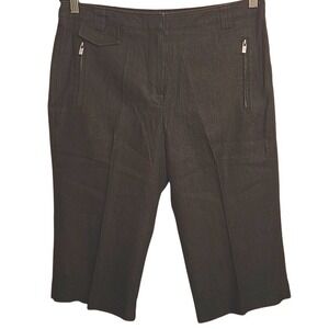 Larry Levine Stretch | Black | Capris |‎ size 10